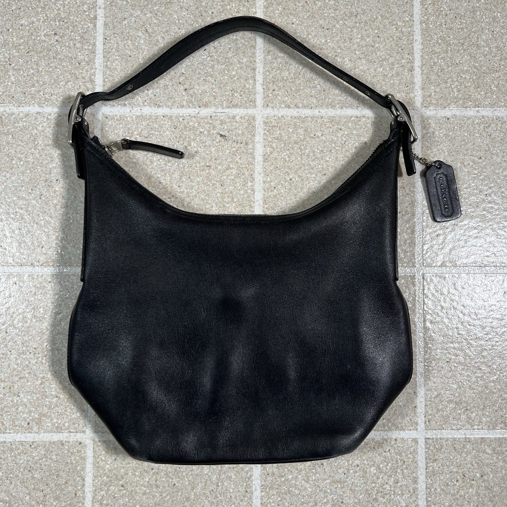 Vintage COACH #9823 Black Leather LEGACY HOBO Shoulder Bag Handbag